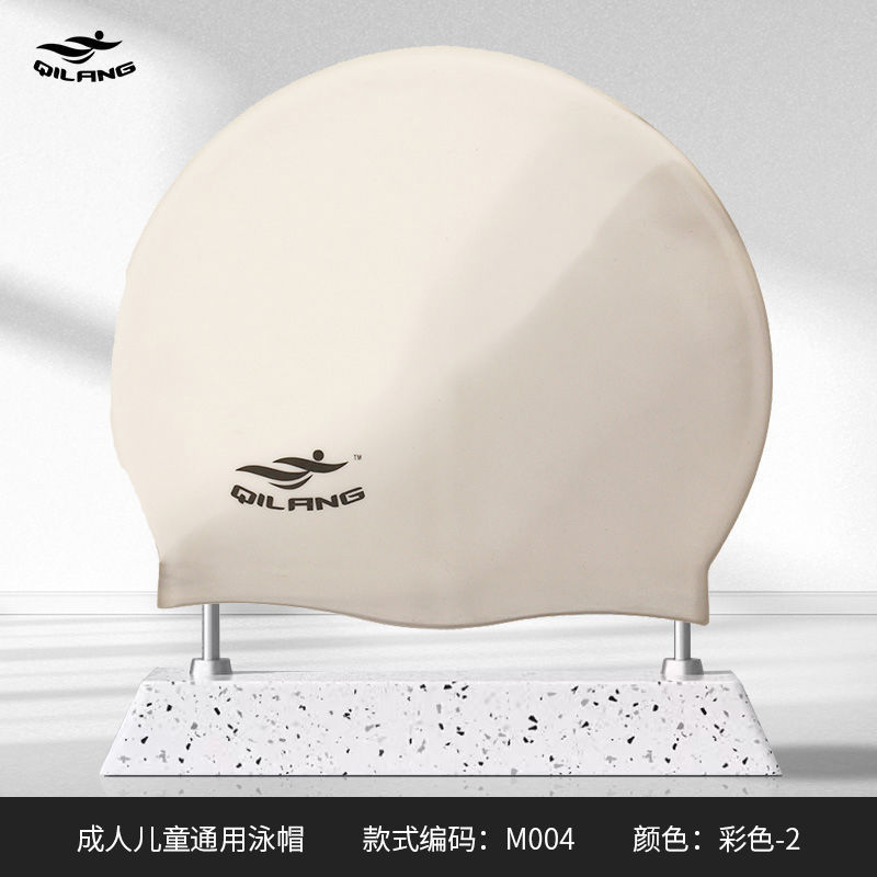 Adultos y niños sombreros de silicona personalizados logotipo de impresión de dibujo de muestra OEM sin estrangular sombreros de buceo fuente de trabajo