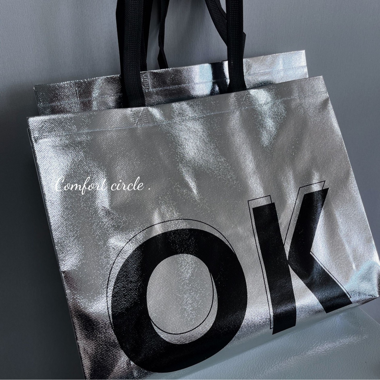 Brand retroreflective linen bag non-woven cloth