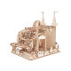 Wooden Ball track children's puzzle assembled toy creative 3d 3d puzzle dynamic mechanical transmission model