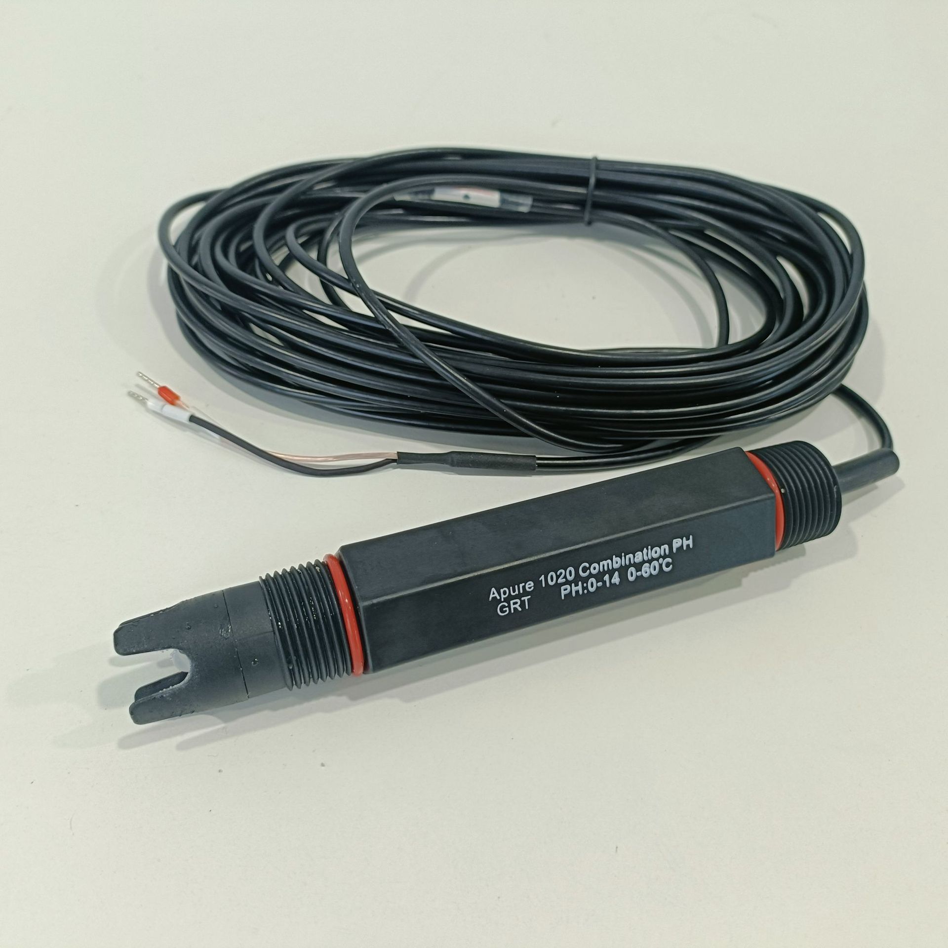 Apure工业在线ph计电极GRT1020污水酸度计PH/ORP 传感器ph电极探
