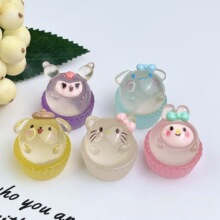 微景观创意夜光小龙虾 diy装饰品对对碰盲袋迷你桌面树脂小摆件