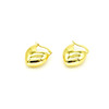 Earrings, golden ear clips, European style, light luxury style, simple and elegant design, wholesale