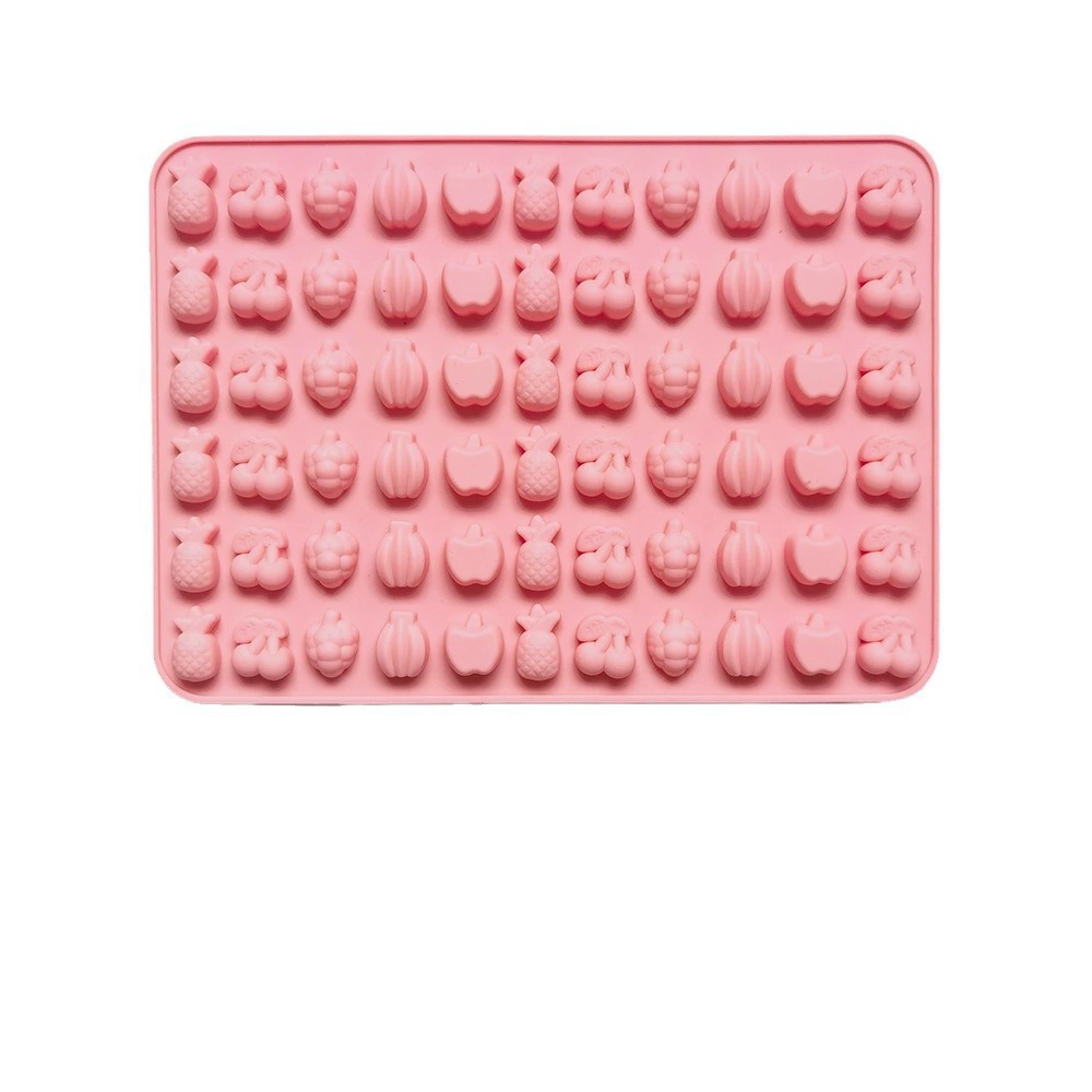Chocolate biscuits silicone mold candy pudding mold cake baking utensils 66 fruit pineapple 329