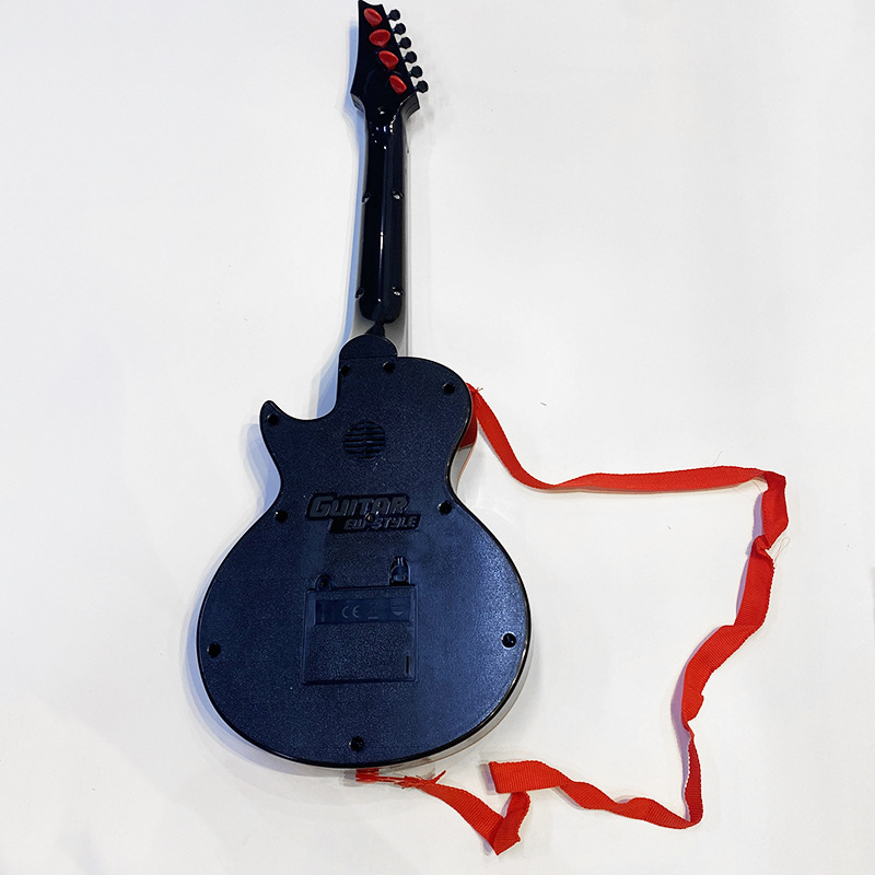 Simulación de inducción infrarroja guitarra plucked ABS instrumento de música para niños guitarra de simulación dinámica de música ligera