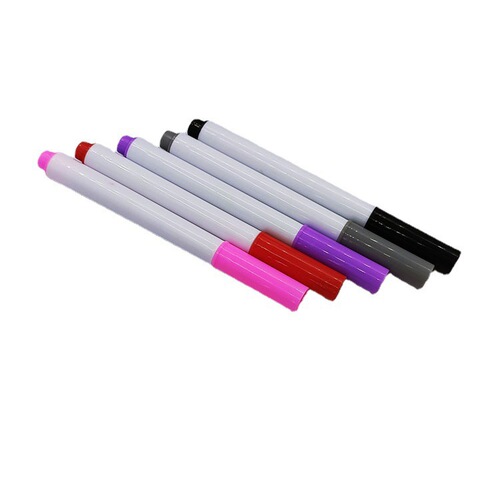 Black whiteboard pen, erasable brush, refillable office fine nib, water-based marker, wipe blackboard pen