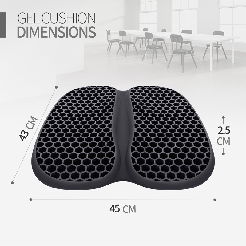 Honeycomb Gel Cushion Foldable and Easy to Carry Car Cushion Outdoor Camping Cushion Manufacturer Direct Sales Cross-Border Wholesale