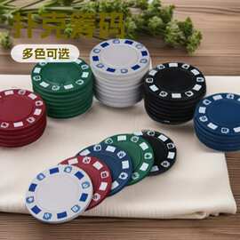 筹码币300片德州扑克套装棋牌室麻将场代币钱卡片积分筹码币