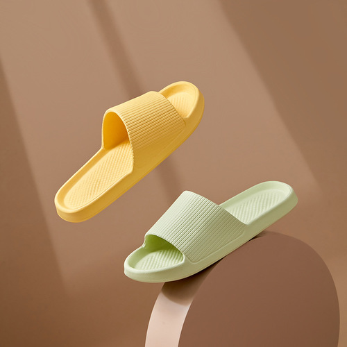 One-stop service for foreign trade large size step-in slippers women summer household indoor anti-slip bathroom flip-flops factory wholesale 