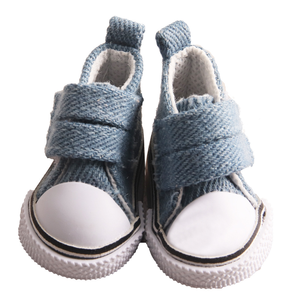 5cm zapatos de lona casuales 6 puntos bjd muñeca zapatos de lona Exo muñeca zapatos de lona