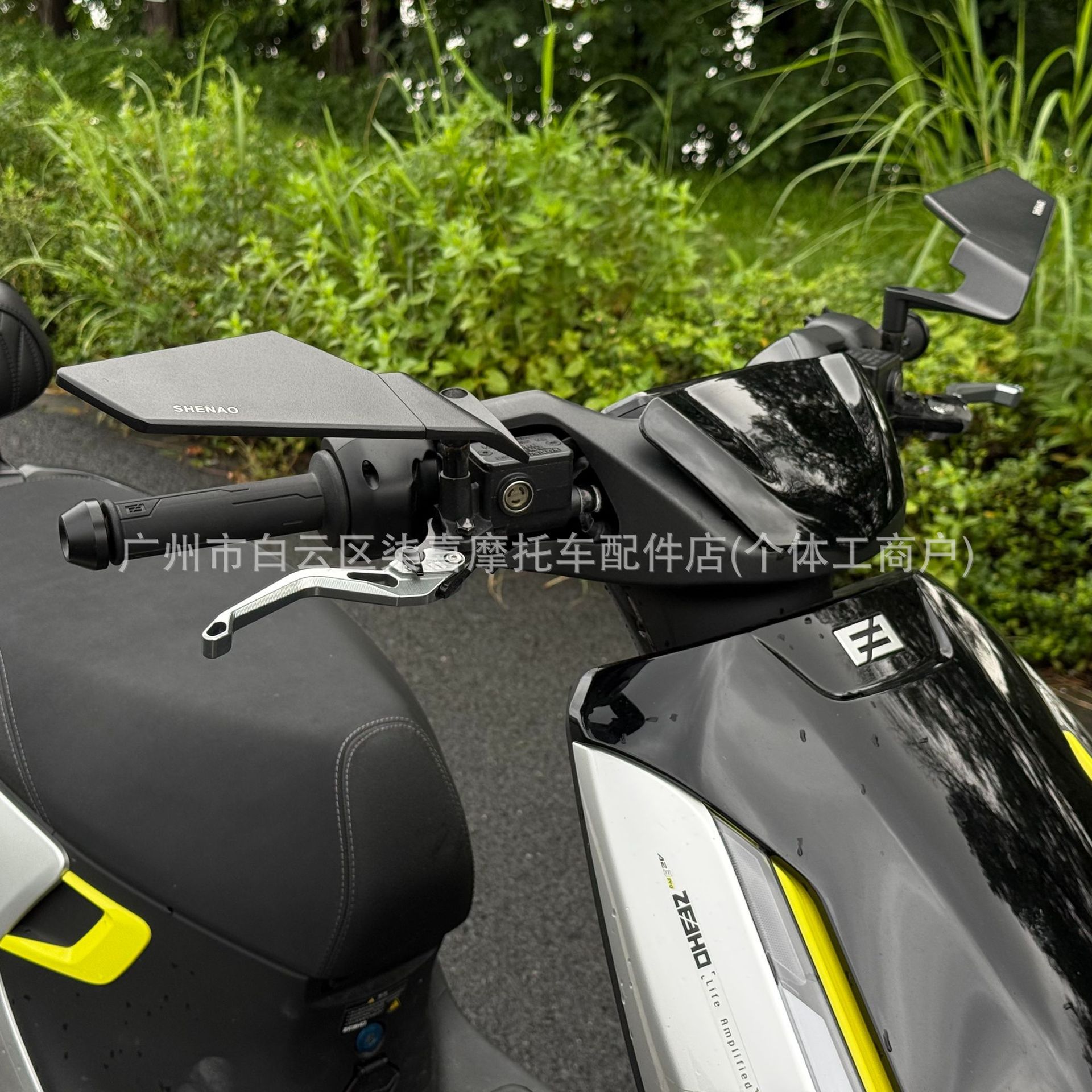 Suitable for Sanyang DRG150 second generation, Mamba MMBCU modified aluminum alloy rearview mirror, XMAX300 reflector