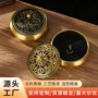 平底仿古古典中式铜香炉
