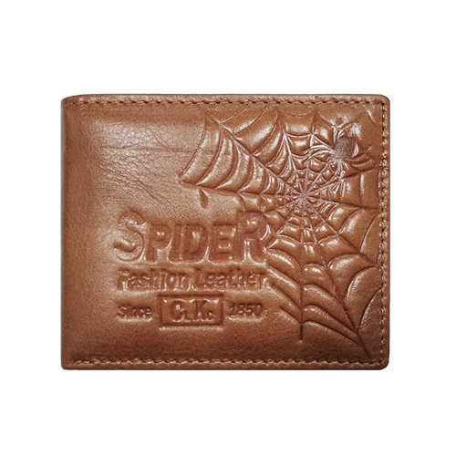 Nueva Cartera de piel de vaca de los hombres de la bolsa de identificación ocasional de la moda corto de plata bolsa de negocios multi-tarjeta de la cartera de fábrica al por mayor