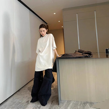 毒家版本现货BL家新款五金配饰穿孔做旧短袖T恤宽松版型男女同款T