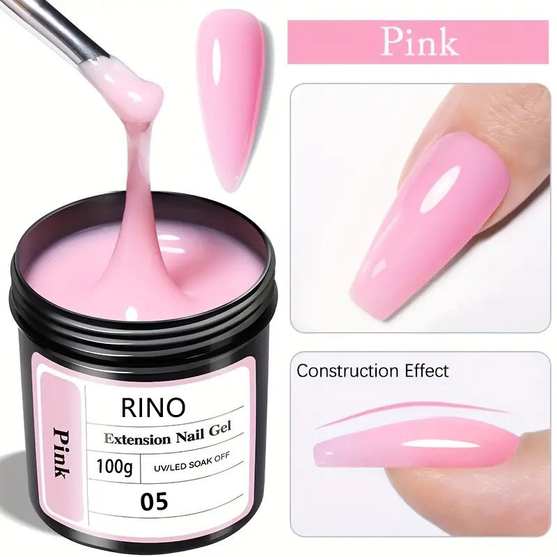 무통 손톱 연장 젤 100g-05 핑크