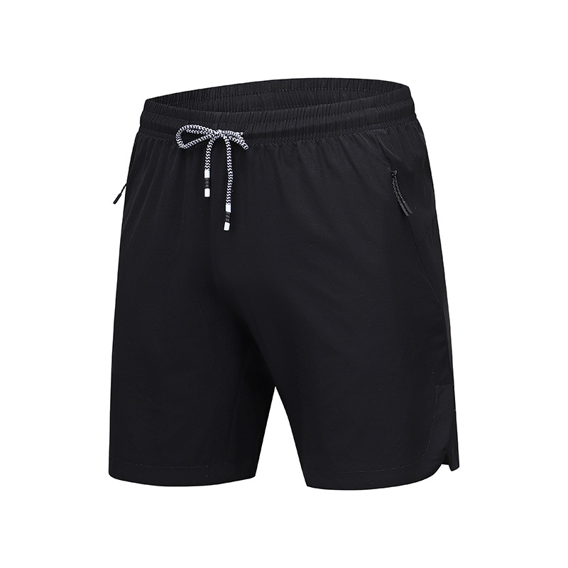 2025 verano transfronterizo nuevo estilo pantalones de seda de hielo real pantalones casuales verano hombre secado rápido transpirable en vivo pantalones cortos de seda de hielo deportes