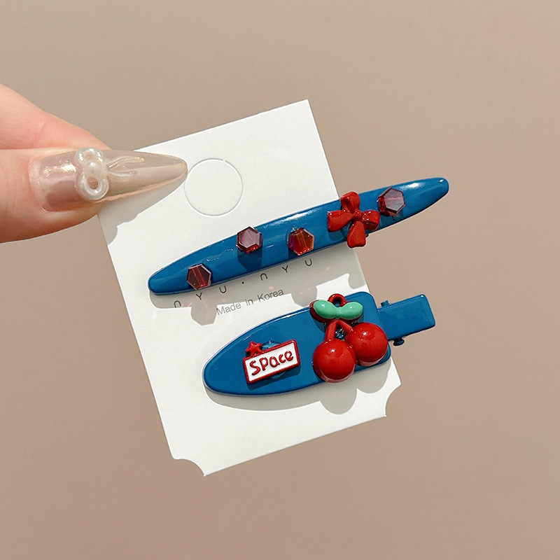 Clip de cabello de flor de leopardo para mujeres clip de cabello de alto nivel frente clip de frangeo 2025 nuevo clip lateral clip de cabello toque