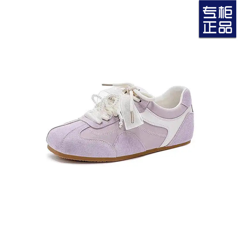 Women's Athletic Sneakers 2025 Spring New Retro Trendy Flat Casual Height-Increasing Sports Shoes