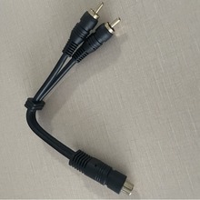 工厂定制一分二RCA线RCA母转双RCA公音频线公对母电视音响连接线