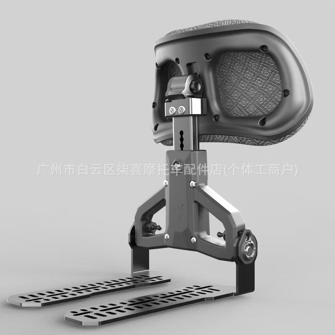 Suitable for scooters, foldable and retractable universal waist support, multifunctional waist cushion, breathable, for electric vehicles and delivery bikes