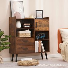 厂家直销 工业风复古怀旧储物餐边柜带可调搁板的餐具柜