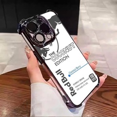 Apple 16Promax 携帯電話ケース iPhone14Pro クリエイティブ 15 四隅落下防止に適したパーソナライズされた落書き文字