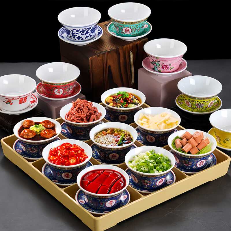 melamine vintage blue and white porcelain shallow bottom cover bowl jiugongge tableware beibuyuan chongqing hot pot tea cup cup platter with dishes melamine vintage blue and white porcelain shallow bottom cover bowl jiugongge tableware beibuyuan chongqing hot pot tea cup cup platter with dishes