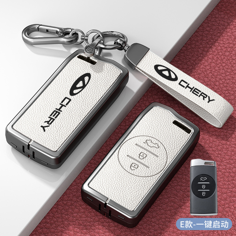 E 유형 흰색 아연 합금 쉘 + 하드웨어 스트랩