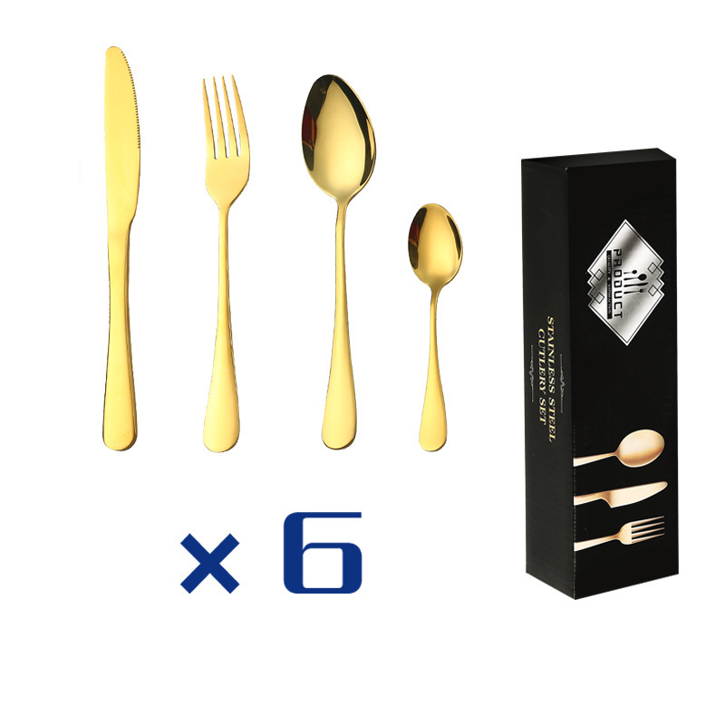 金色の木箱1010食器24点セットアマゾンステンレス食器セットナイフフォークスプーン木箱食器ナイフフォーク|undefined