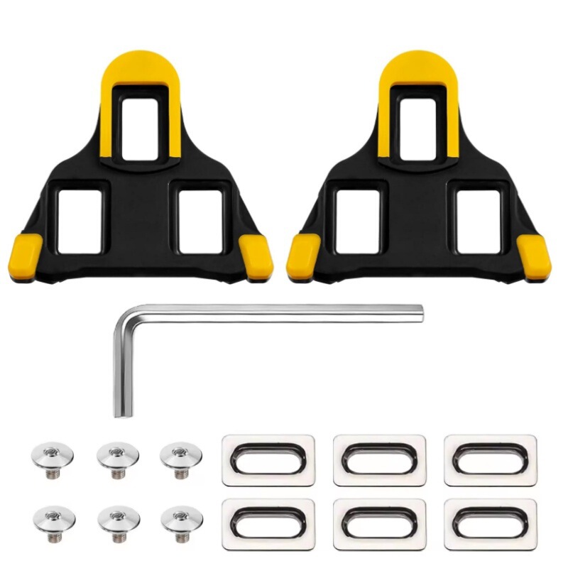 Cross-border hot sale bicycle lock piece mountain SPD road cycling shoes cleat assembly pedal pedal