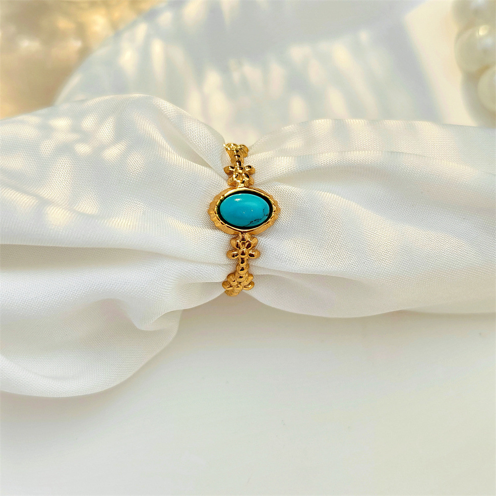 Holiday, Daily Occasion Wholesale Jewelry Personality Geometric 304 Stainless Steel Ring Plating Open Rings