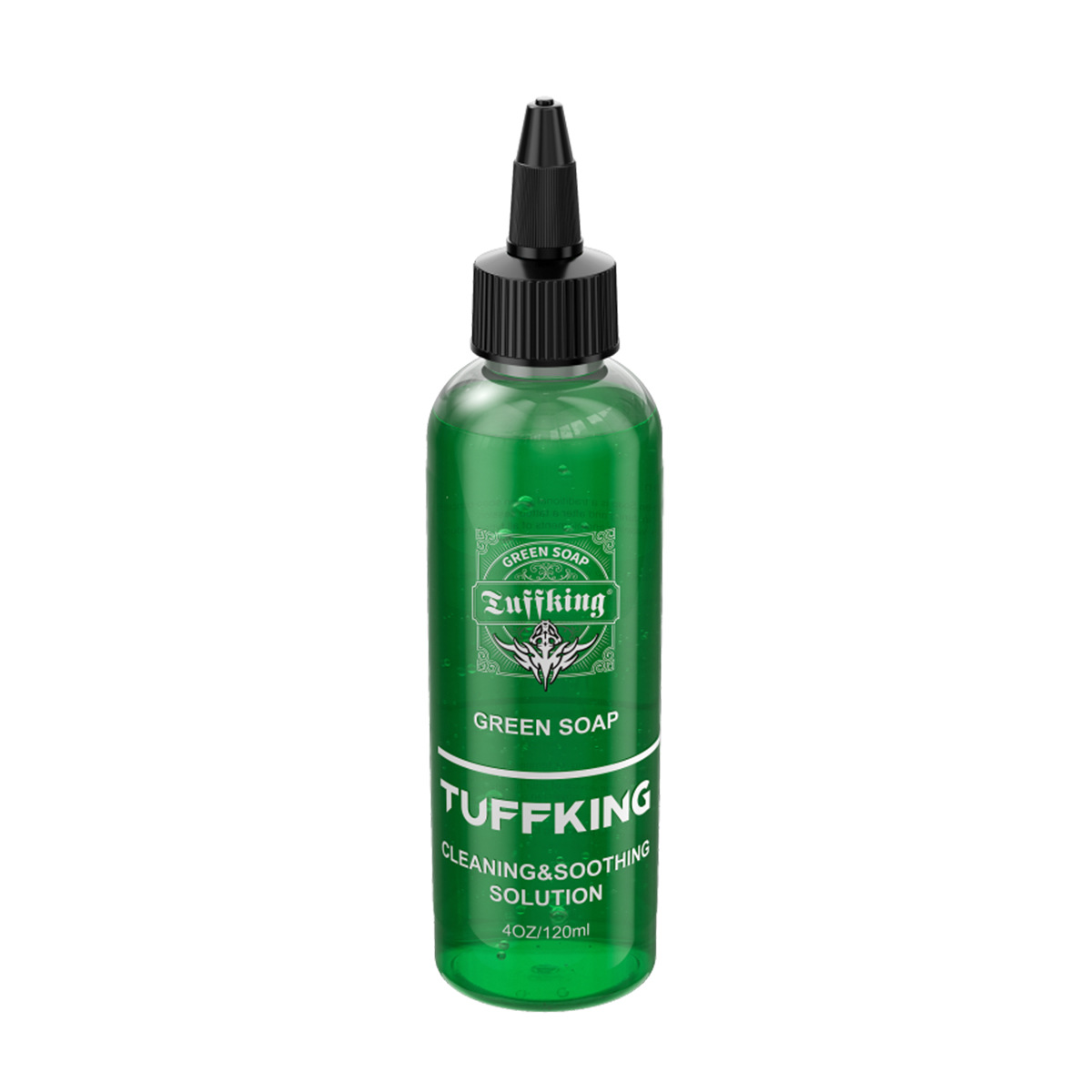 Solución de limpieza para tatuajes, espuma desinfectante de algas azules para tatuajes de 40 ml, alta concentración, especializada para la desinfección de tatuajes.