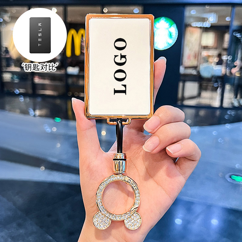 【카드】 금테 화이트 + 골드 회전 버클