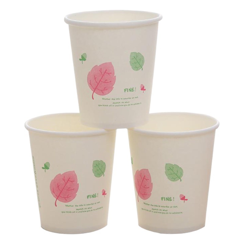 Disposable paper cup logo creative hot drink cup manufacturers self-produced soybean milk cup paper cup support