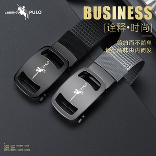 保罗新款男士自动扣耐磨耐用腰带中青年商务百搭休闲广州皮带
