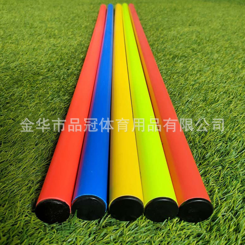 Marque de poste, fútbol, entrenamiento de fútbol, barra de tierra, barra de entrenamiento de bandera de 1,5 m, barra de advertencia de obstáculo