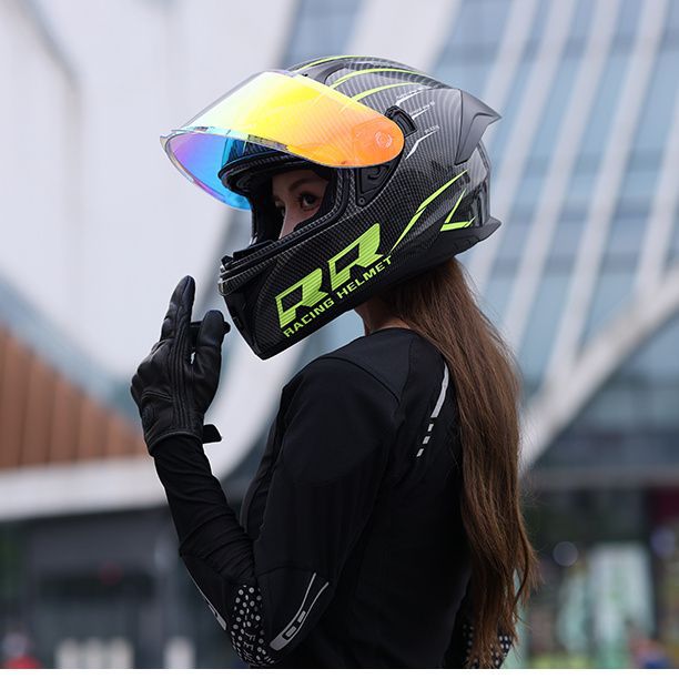 Casco certificado 3C para hombres y mujeres, motociclistas, jinetes, motocicletas, carreras, casco completo, tranvía, casco eléctrico universal, cuatro estaciones