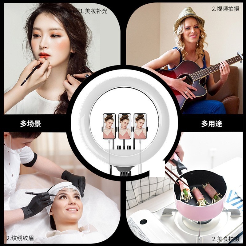 正規品rl21インチ美顔灯ledネット赤rl18直播ledプロ撮影補光灯叩きライトリング|undefined