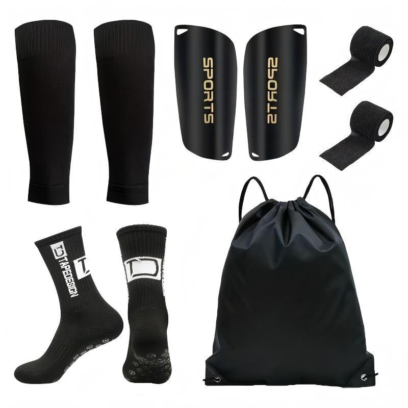 Temu Cross-Border Best-Selling Football Socks Set Tc Professional Thickened Towel Bottom Amazon Shein Leg Sleeves Protective Bandage