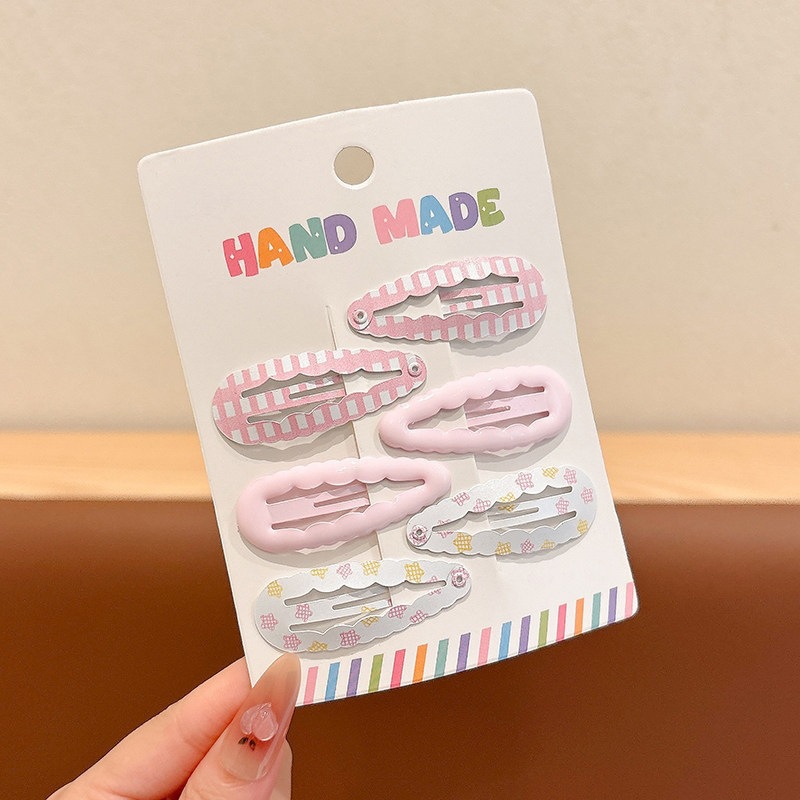 Pink-6 piece set, about 4.7cm