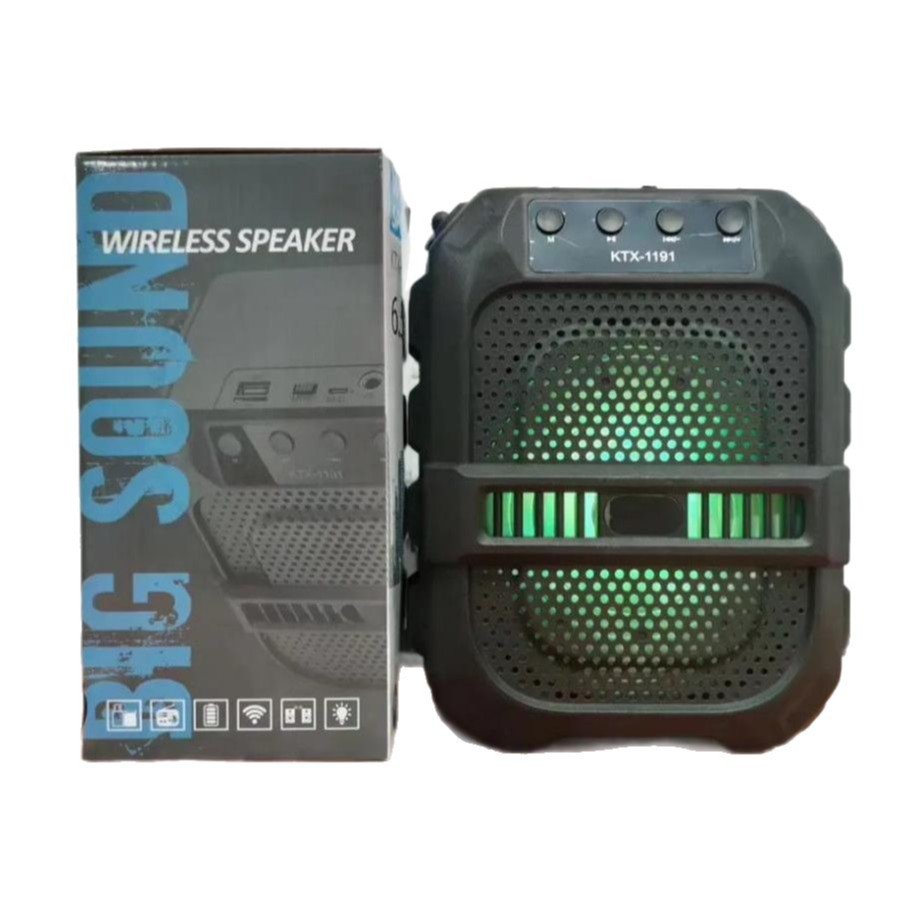 Altavoz Bluetooth portátil GTS-1191 de 6.5 pulgadas, sonido potente