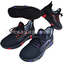 2025聚氨酯女飞织单鞋运动鞋布鞋时尚男女休闲平底鞋子地摊鞋批发