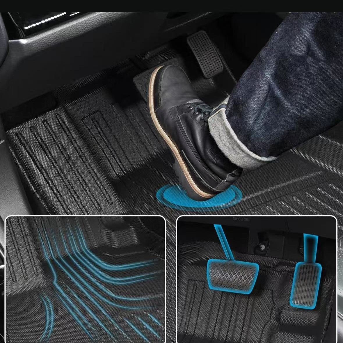 Aplicable a Vietnam Vinfast3 VF3 personalizado TPE cojín para automóviles especiales para todo el tiempo ecológico inodoro