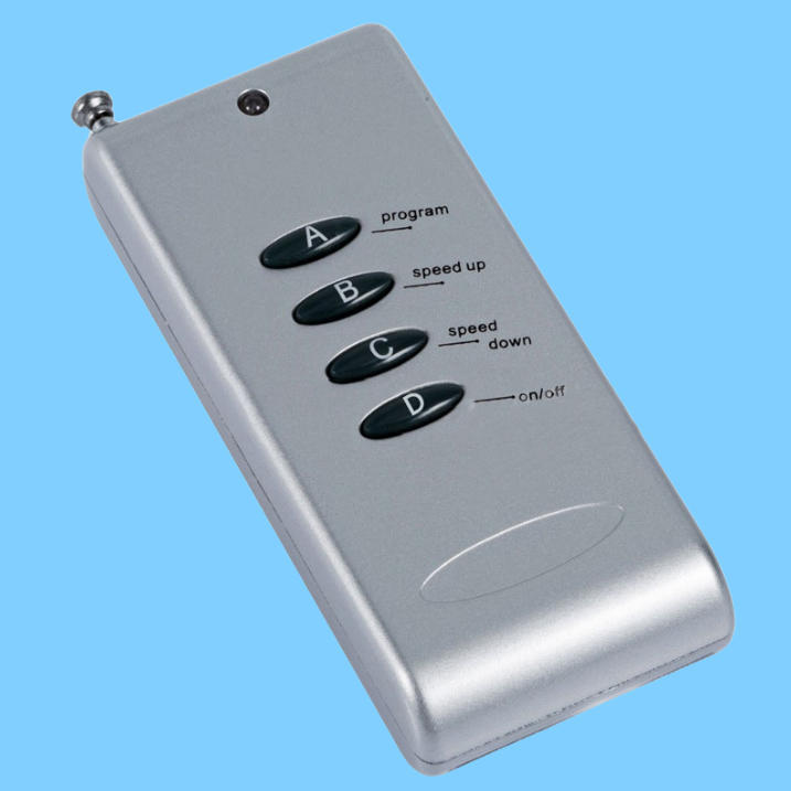 批发大功率1000米4键遥控器 433M遥控器接 银色四键大功率遥控器