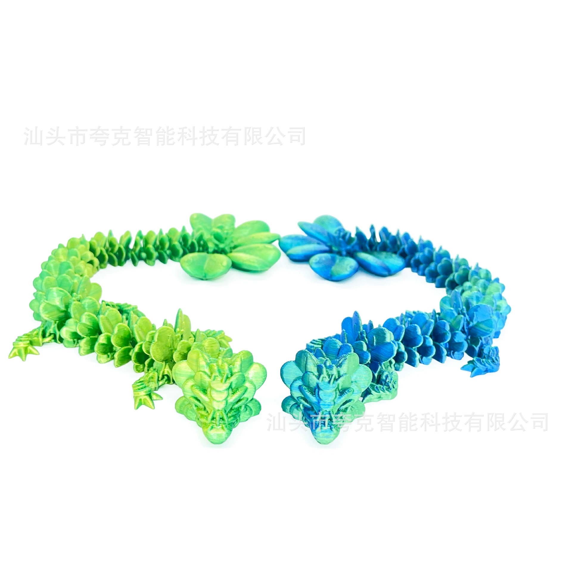 3d печатный дракон четырехлистный дракон трансграничный взрыв креативный сустав дракона может двигать моделью декоративного украшения