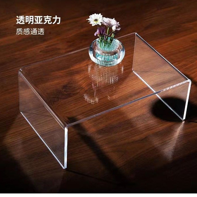 Transparent acrylic u-shaped storage rack figure cosmetics display…