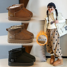 儿童雪地靴25冬季新款女童大棉鞋加绒保暖雪地棉防滑防水宝宝棉靴