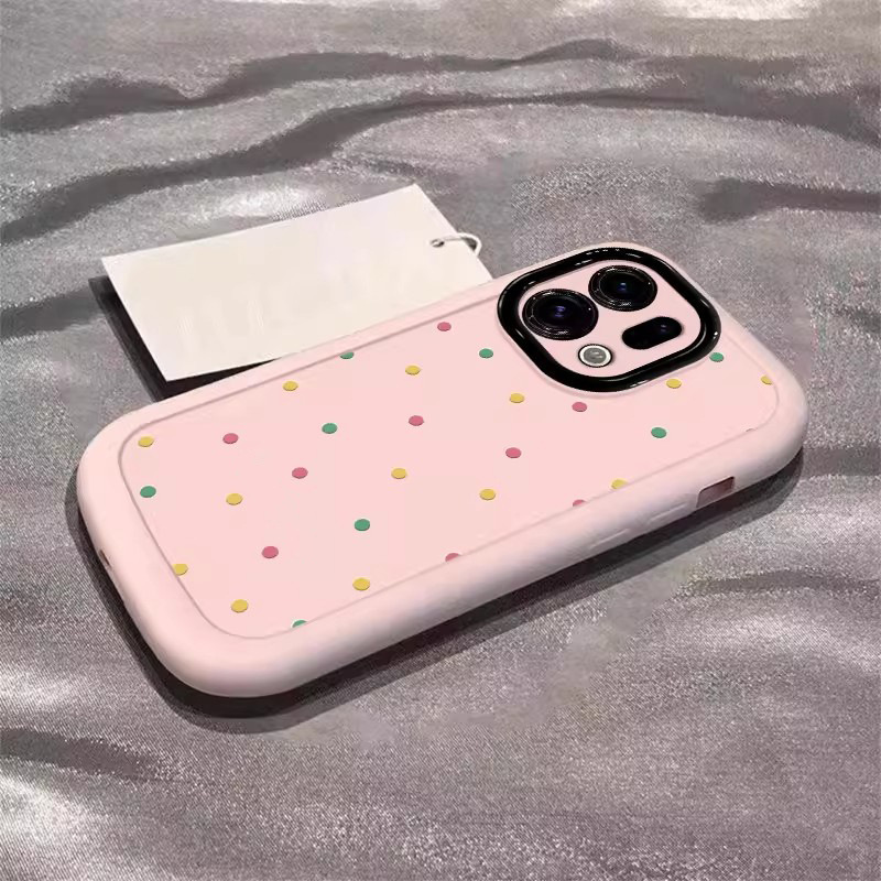 Colorful Spots Suitable for Apple 16Promax Mobile Phone Case Iphone17 Niche 14 Double-Layer 13 Hard Case 12/11