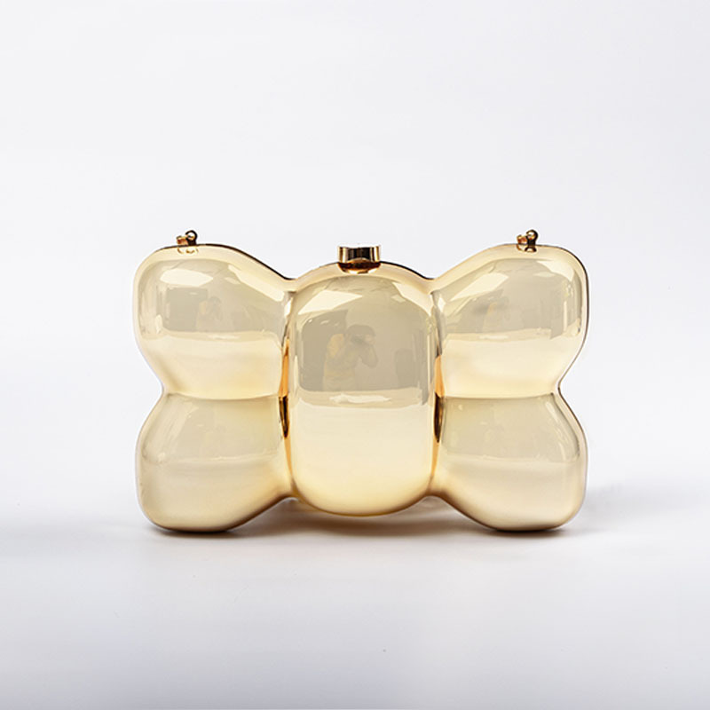 Bolsa de cena de moda de comercio exterior transfronterizo bolsa acrílica damas bolso de arco bolso de mano de boda bolso de hombro