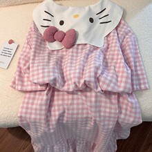 HelloKittyè˯��Ůins���챡���������ȹ����ֵ����˯ȹ�Ӽҷ�