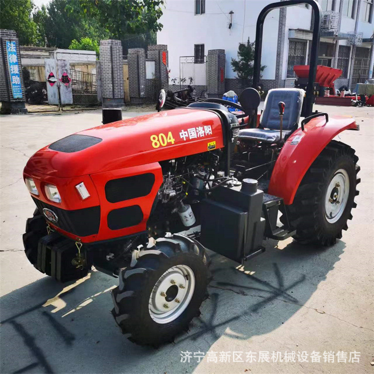 小型柴油四轮拖拉机 大棚果园耕整四驱拖拉机 矮多功能旋耕机